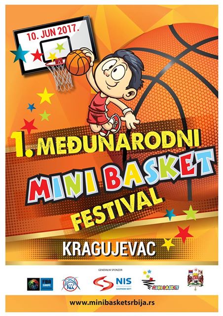MEĐUNARODNI MINI BASKET FESTIVAL KRAGUJEVAC – 10.jun 2017.godine