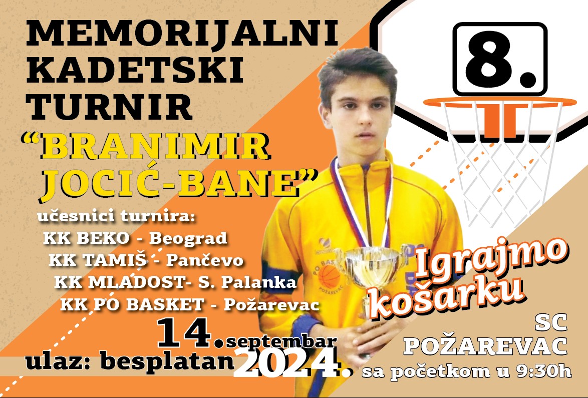 Memorijalni turnir kadeta "Branimi Jocić - Bane"